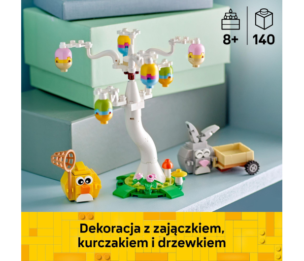 LEGO ICONIC 40808 Poszukiwanie pisanek z zajączkiem i kurczaczkie - 1473437 - zdjęcie 7